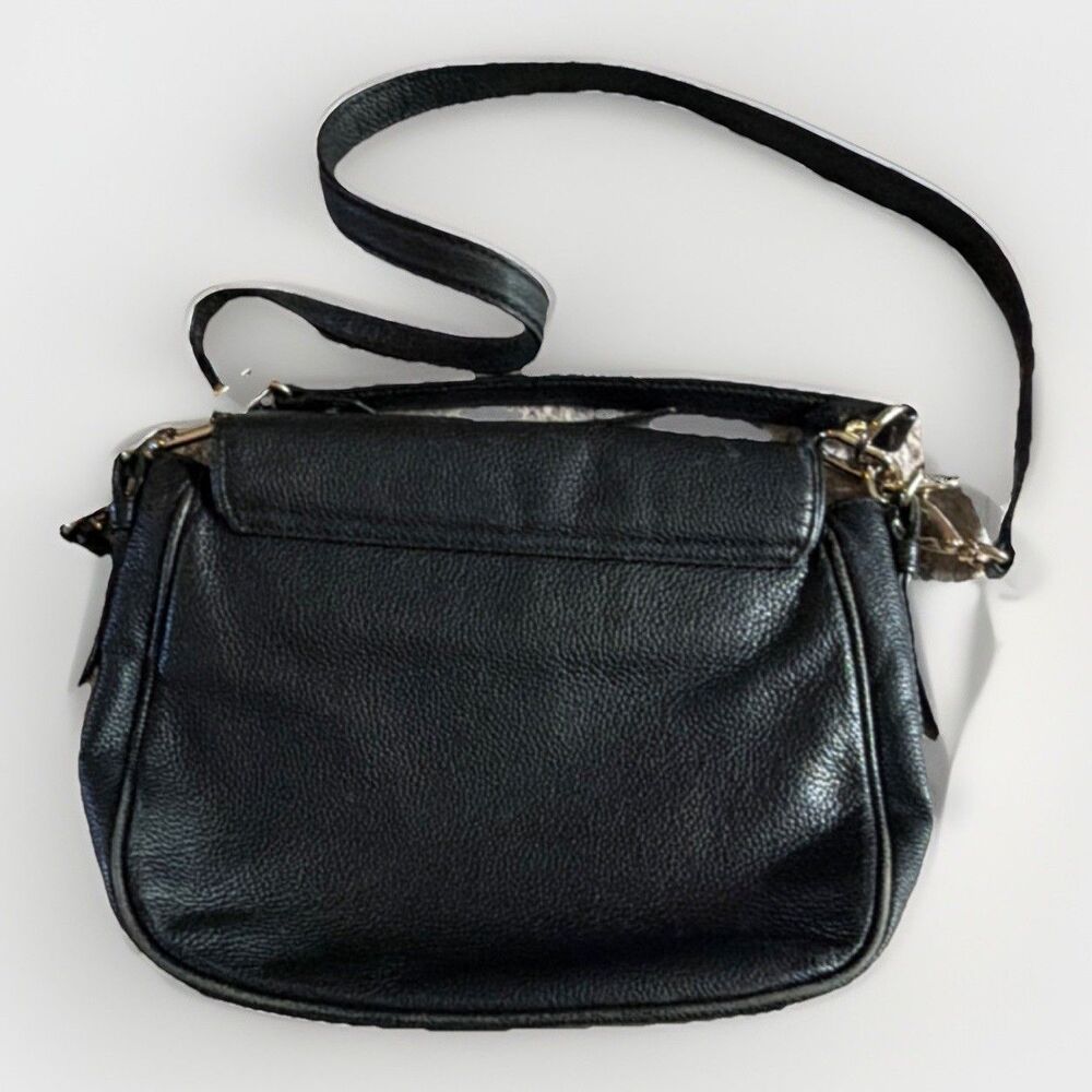 kate spade new york Black Pebbled Crossbody Bag Detachable Strap Gold Hardware - Picture 7 of 9